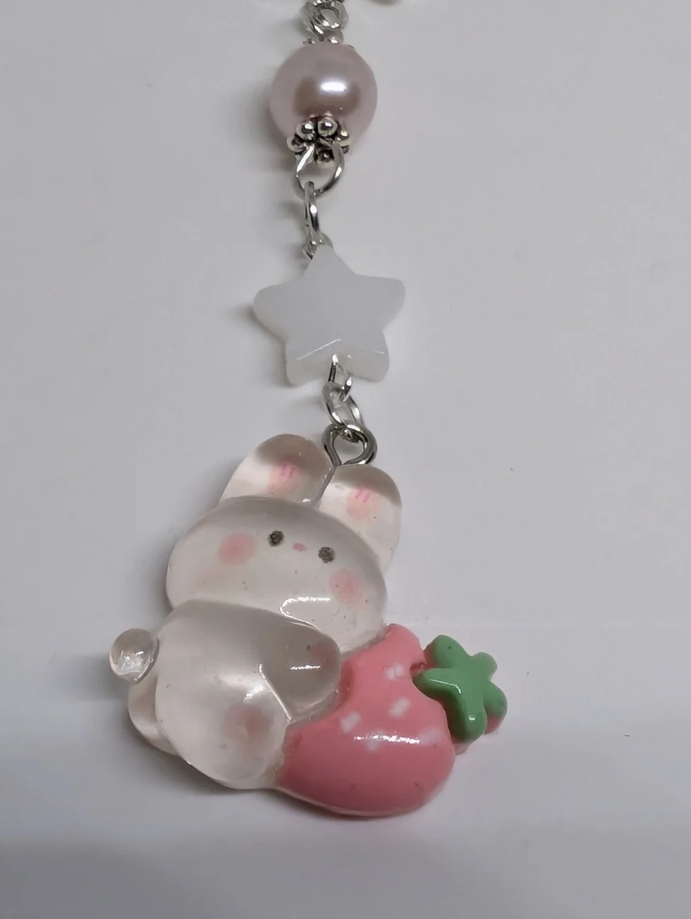 Handmade Long Hachi Nana Komatsu Nana Anime Strawberry Keychain - Picture 9 of 15
